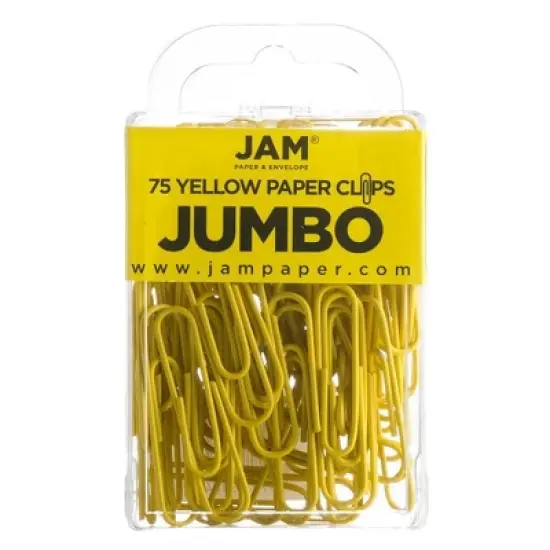 JAM Paper 2" 75pk Colorful Jumbo Paper Clips - Large image {13}
