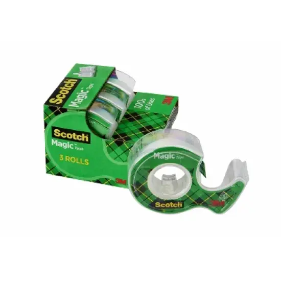 Scotch Magic Tape with Dispensers 3pk image {13}