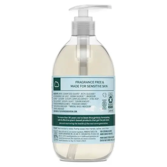 Seventh Generation Liquid Hand Soap - 12 fl oz image {1}
