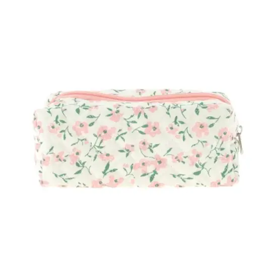 Unique Bargains Small Floral Print Makeup Bag 1 Pc image {4}