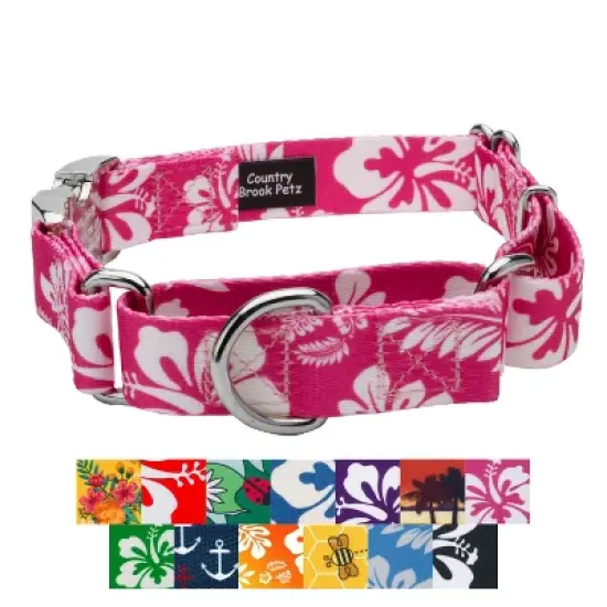Country Brook Petz Martingale with Premium Buckle - Summer Breeze Collection image {4}