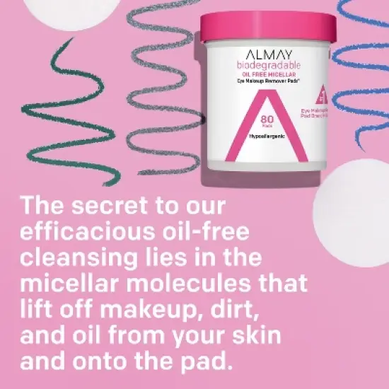 Almay Oil Free Micellar Eye Makeup Remover Pads image {5}