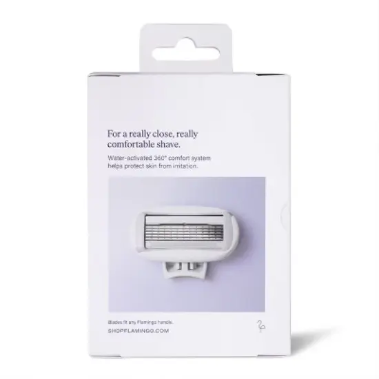 Flamingo Women's Razor Blade Refills - 5-Blade Refill Cartridges - 8ct image {2}