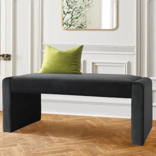 Kaia 47" Upholstered Bench-The Pop Maison image {8}