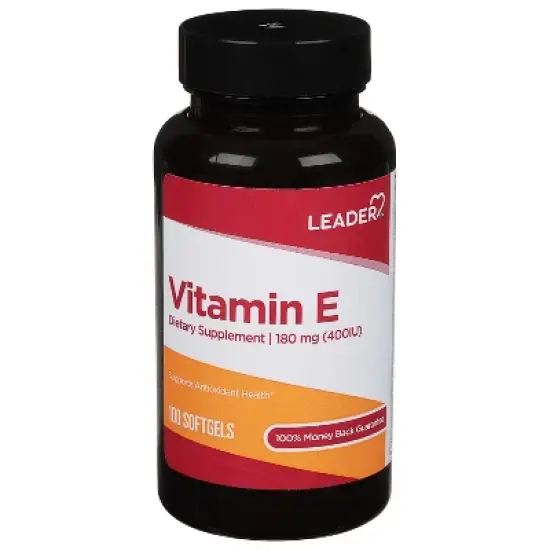 Leader 180 mg Vitamin E 100 Softgels image {7}