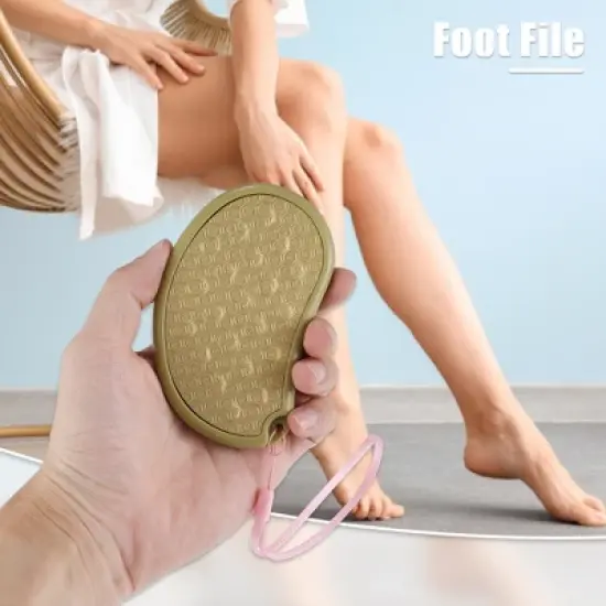 Unique Bargains Stainless Steel Removes Dead Skin Pedicure Scrubber Foot File 1 Pc image {4}