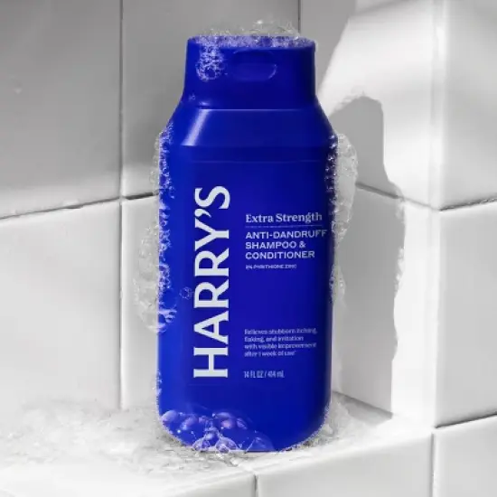 Harry's Men's Extra-Strength Anti-Dandruff 2-in-1 Shampoo and Conditioner - 14 fl oz image {4}