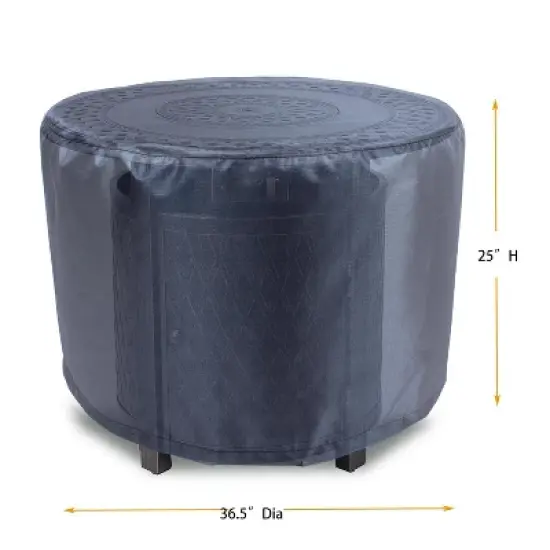 Summerset Shield Round Fire Table Cover Ultimate Protection for Your Outdoor Furniture Mercury image {1}