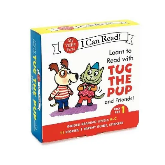 Learn to Read with Tug the Pup and Friends! Box Set 1 - (My Very First I Can Read) by  Wood (Paperback) image {1}