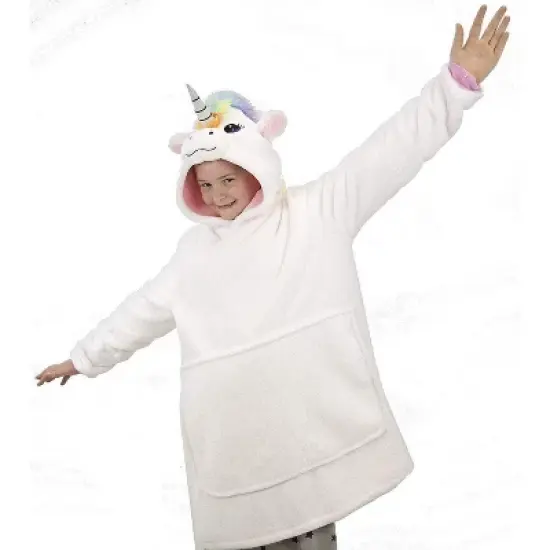 Plushible Snugible Unicorn Oversized Hooded Costume/Blanket Hoodie image {3}