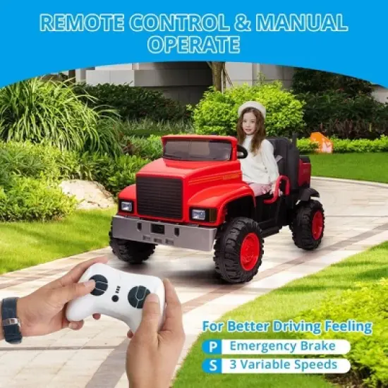 Ride On Truck for Kids 24V Ride On Car with Remote Control image {6}