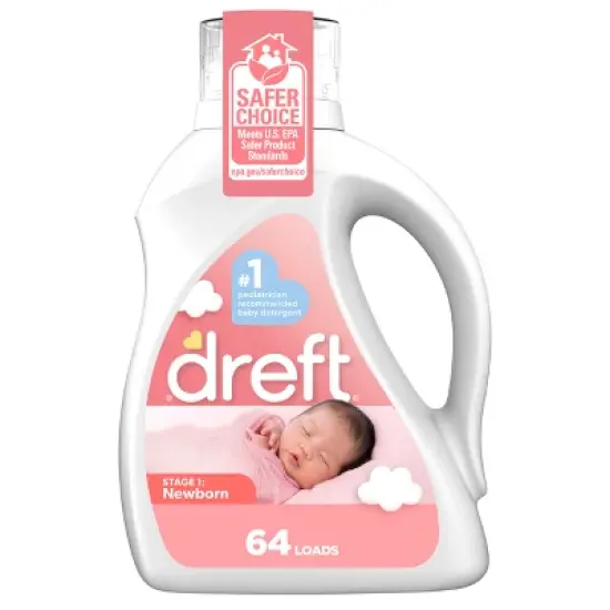 Dreft Liquid Newborn Laundry Detergent - 92 fl oz image {9}