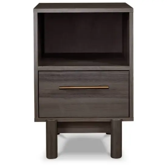 Brymont Nightstand Black/Gray - Signature Design by Ashley image {3}