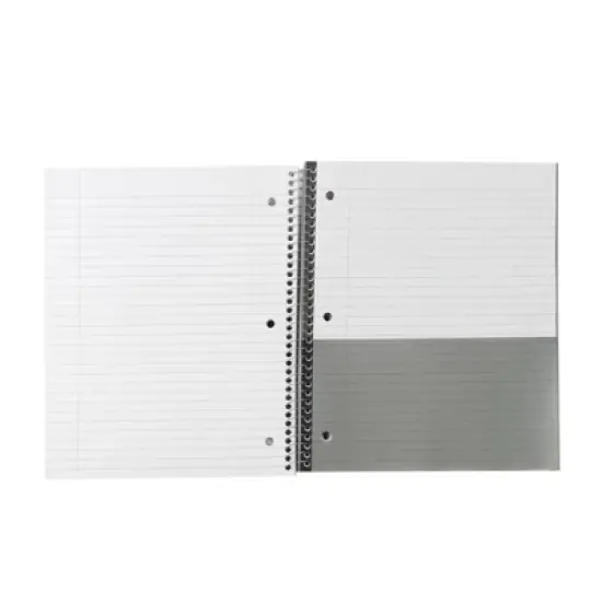 C-Line&reg; 3-Subject Notebook, Wide Ruled, 120 Sheets, Assorted Colors, Pack of 3 image {7}