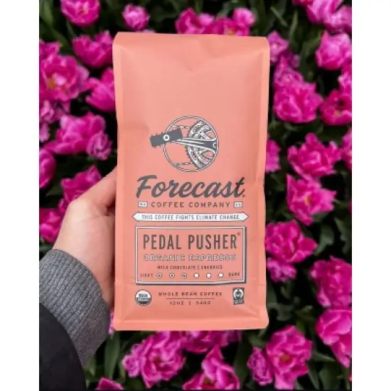 Forecast Coffee Company Organic Pedal Pusher Blend Medium Roast Whole Bean Coffee - 12 oz image {2}