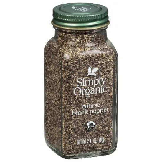 Simply Organic Spice Black Pepper Coarse - 2.47 oz (Pack of 6) image {5}