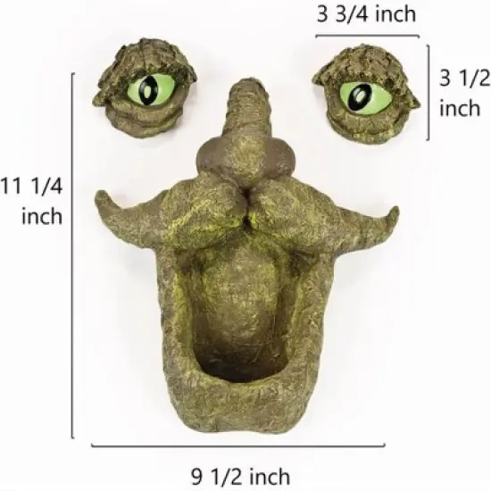 Fun Express Birdfeeder Tree Face Glow in the Dark Home Decor - 3 Pieces image {1}