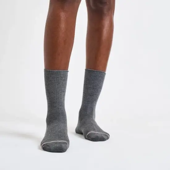 Goldtoe Signature Collection Women's 6pk Modern Essentials Classic Turn Cuff Crew Socks - Vintage Rose/Off White/Gray Heather 6-9 image {2}