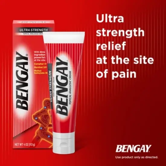 Bengay Ultra Strength Pain Relieving Cream  - 4oz image {2}
