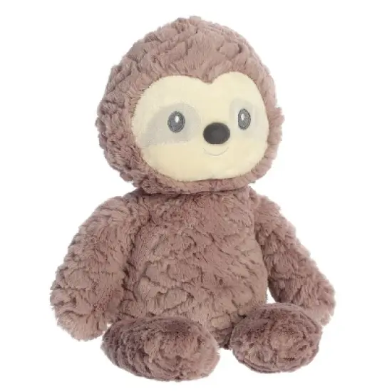 ebba Huggy Collection 13" Sloane Sloth Brown Stuffed Animal image {1}