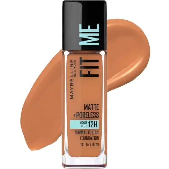 Maybelline Fit Me Matte + Poreless Oil Free Liquid Foundation - 1 fl oz image {4}