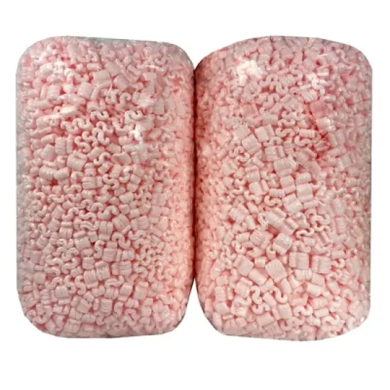 UOFFICE Anti-Static Packing Peanuts Pink 7 Cu. Ft. Industrial Shipping Void Fill image {8}