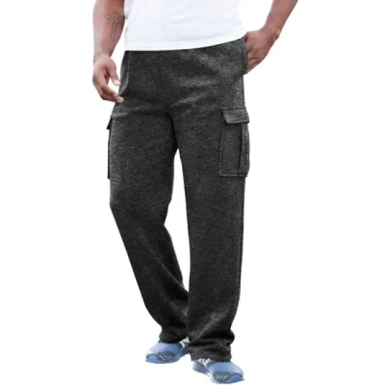 KingSize Men's Big & Tall Fleece Cargo Sweatpants image {6}