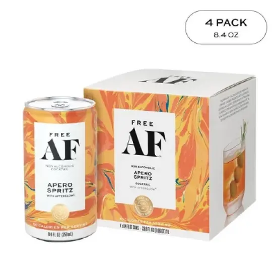 Free AF Non-Alcoholic Apero Spritz - 4pk/8.4 fl oz Cans image {6}