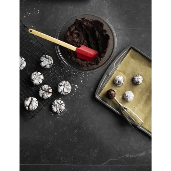 GoodCook 11"x17" Nonstick Steel Cookie Sheet Gray image {6}