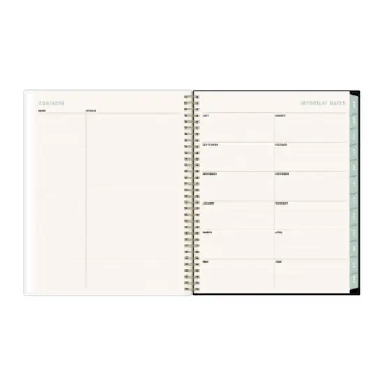 Blue Sky Brook Gossen Planner 8.5"x11" Weekly/Monthly Wirebound (15 Month) Happy Daisies Undated image {7}