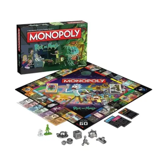Monopoly - Rick and Morty Edition Board Game image {1}