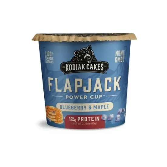 Kodiak Cakes Protein-Packed Single-Serve Flapjack Cup Blueberry & Maple - 2.22oz image {4}