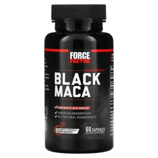 Force Factor Fundamentals, Black Maca, 60 Capsules image {2}