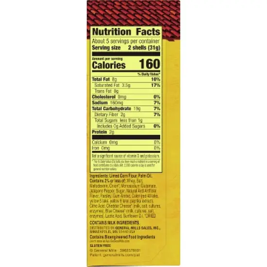 Old El Paso Gluten Free Taco Shells Bold Jalapeno Cheddar - 5.4oz image {5}