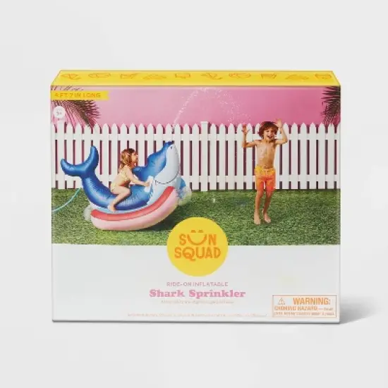 Kids' Ride On Shark Sprinkler - Sun Squad&trade; image {4}