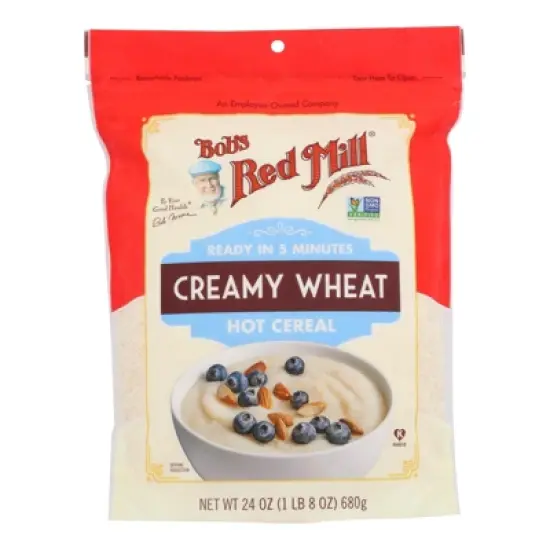 Bob's Red Mill Creamy Wheat Hot Cereal - Case of 4/24 oz image {1}