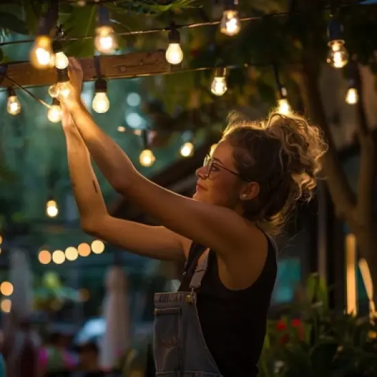 Westinghouse 36FT Solar RGBW String Light &ndash; 15 Bulbs image {9}