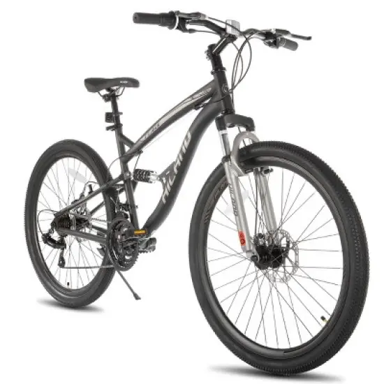 HILAND Full Suspension 26 Inch Men's Mountain Bike, 21-Speed, Adult MTB for Men & Women image {4}