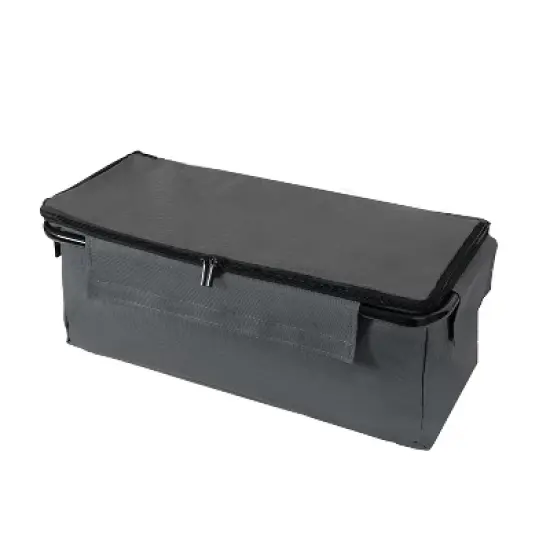 480Lbs Collapsible Wagon with Canopy, Wagon cart with 7" All-Terrain Wheels, Lightweight Foldable Wagon, Large Capacity for Camping, Shopping, Sports image {9}