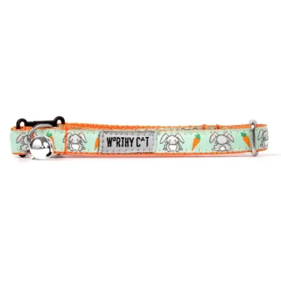 The Worthy Dog Bunnies Breakaway Adjustable Cat Collar image {1}