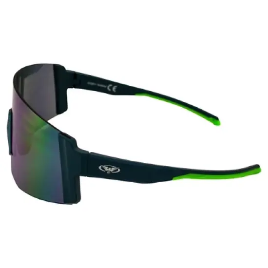 Global Vision Eyewear Astro Cycling Glasses with Blue Mirror Lenses image {2}