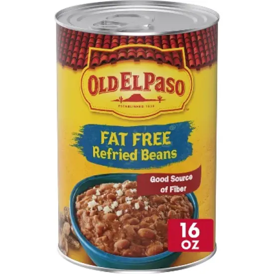 Old El Paso Fat Free Refried Beans - 16oz image {10}
