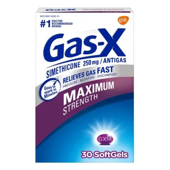 Gas-X Maximum Strength Softgel for Gas Relief - 30ct image {9}