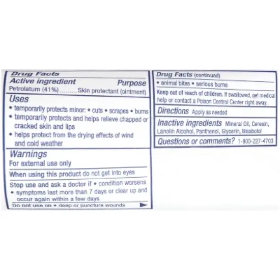 Aquaphor Healing Ointment for Dry, Cracked or Irritated Skin - 1.75oz image {12}