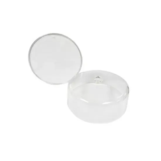12" Plastic Cake Tray with Lid - Room Essentials&trade;: Round Dessert & Bakery Tray, Dishwasher-Safe, Clear image {4}