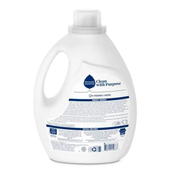 Seventh Generation Liquid Laundry Detergent - Free & Clear image {4}