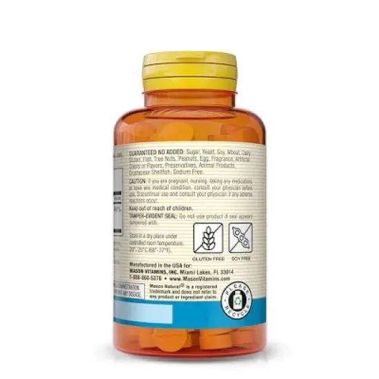 Mason Vitamins Magnesium 200 Mg Tablets,100 Count image {4}