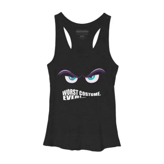 Women's Design By Humans Worst Costume Ever (Halloween) By Editive Racerback Tank Top image {10}