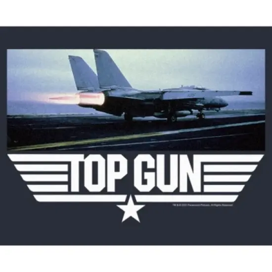 Junior's Top Gun Fighter Jet Ready for Takeoff Festival Muscle Tee image {1}