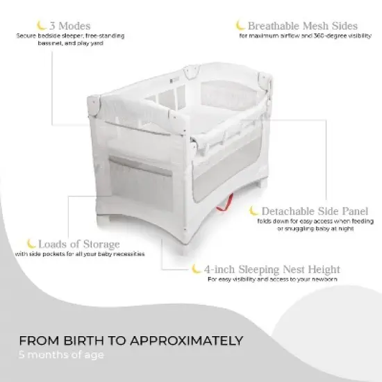 Arm's Reach Ideal Ezee&trade; 3 in 1 CO-SLEEPER&reg; Bassinet image {2}